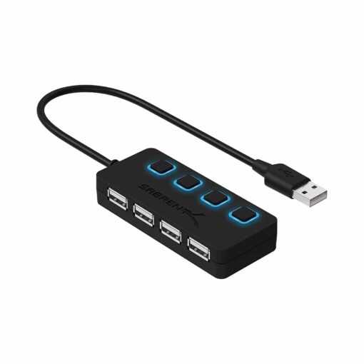 Sabrent USB 2.0 4-Port Hub with Power Switches