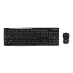 Logitech Keyboard and Mouse Combo MK270, USB, Wireless