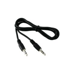 3.5mm Stereo Cable, Black, 6ft.