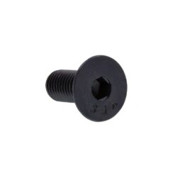 1/4"-20, 3/8" Black-Oxide Alloy Steel Hex Drive Flat Head Screw