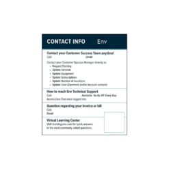 700032 - Env Contact Info Magnet