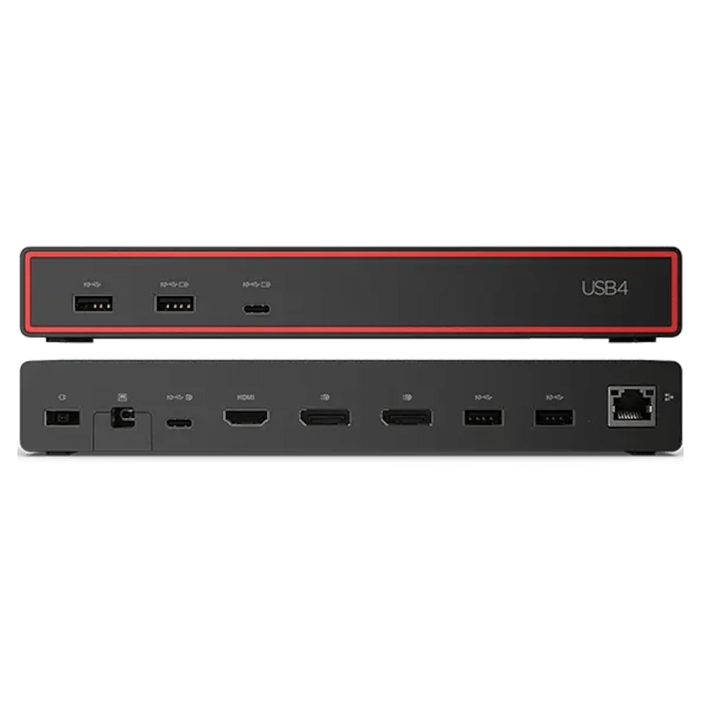 Lenovo Universal USB-C Dock, 4x USB-A 3.2 Gen 2, 2x USB-C 3.2 Gen 2, 2x DisplayPort, 1x HDMI - Image 2