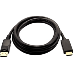 DisplayPort to HDMI Cable, 21.6 Gbit/s, 28 AWG, 10ft