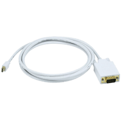 Mini DisplayPort 1.1 Male to VGA Male Cable, 6ft