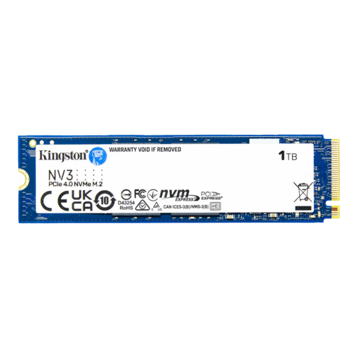 Kingston NV3 1TB NVMe SSD, PCIe 4.0 x4, M.2 2280
